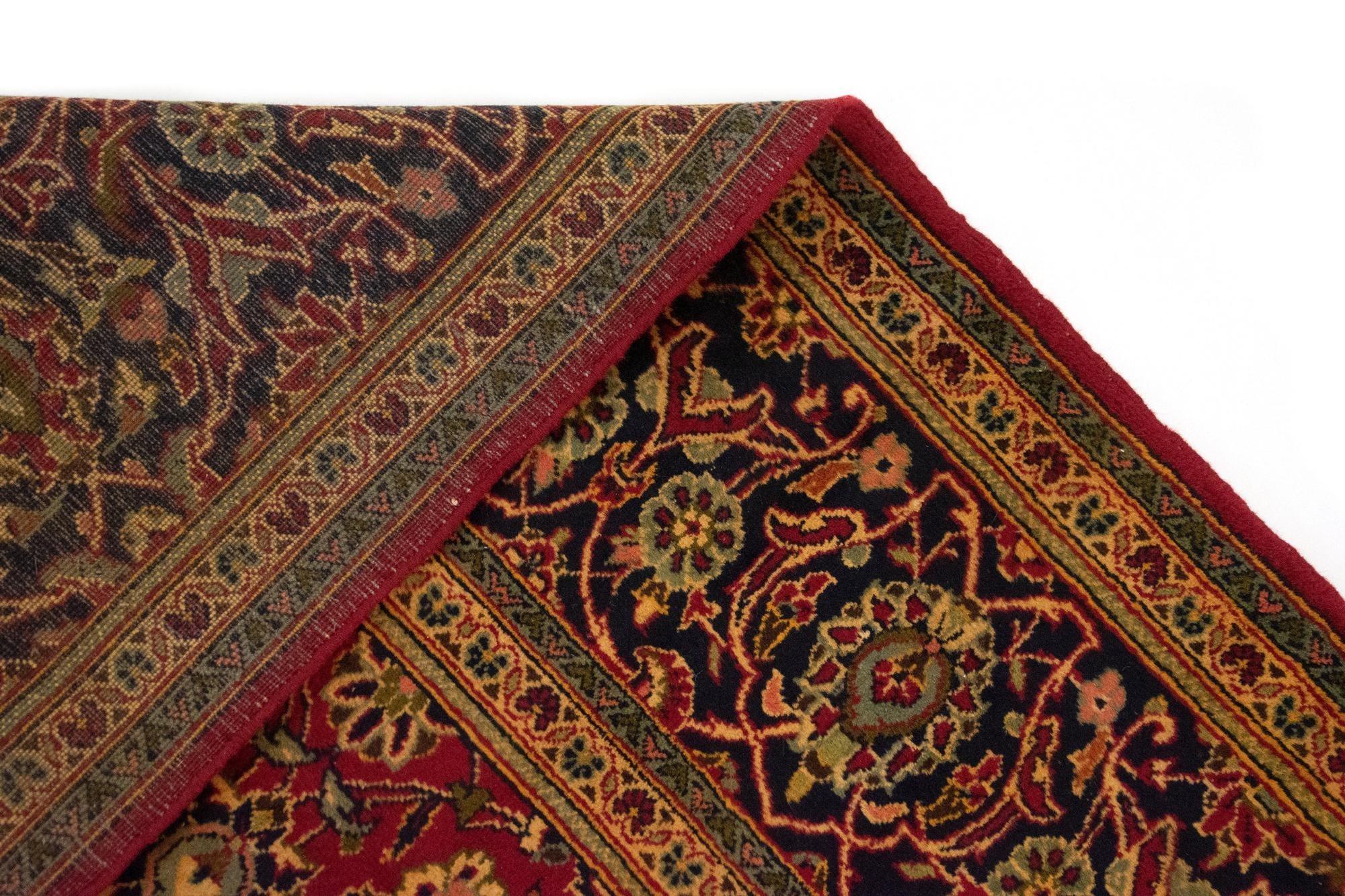 8' 3 x 11' 4 Hand Knotted Kashan Persian Rug