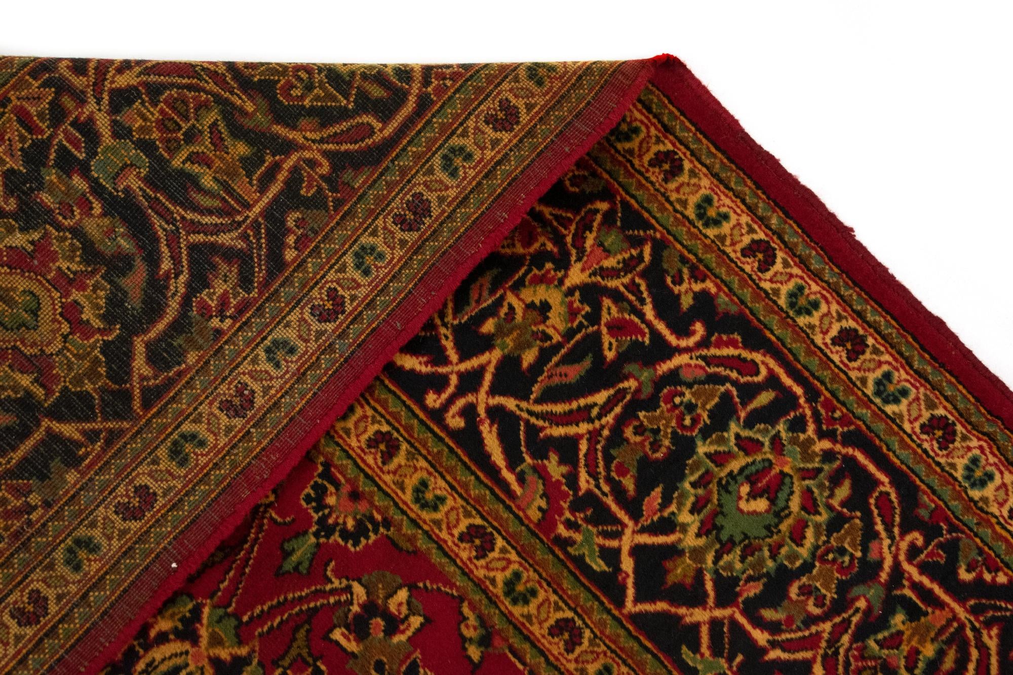 7' 10 x 11' 3 Hand Knotted Kashan Persian Rug