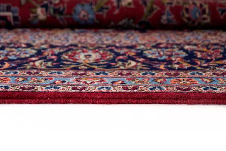 9' 9 x 13' 1 Hand Knotted Kashan Persian Wool Rug
