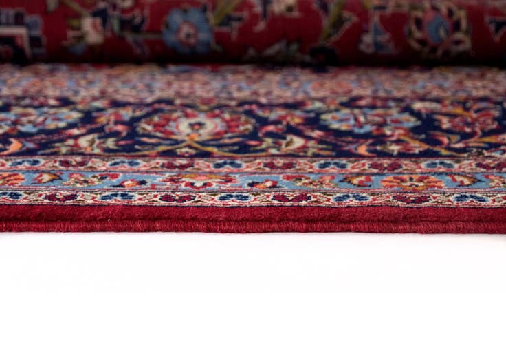 Detail image of 9' 9 x 13' 1 Hand Knotted Kashan Persian Wool Rug