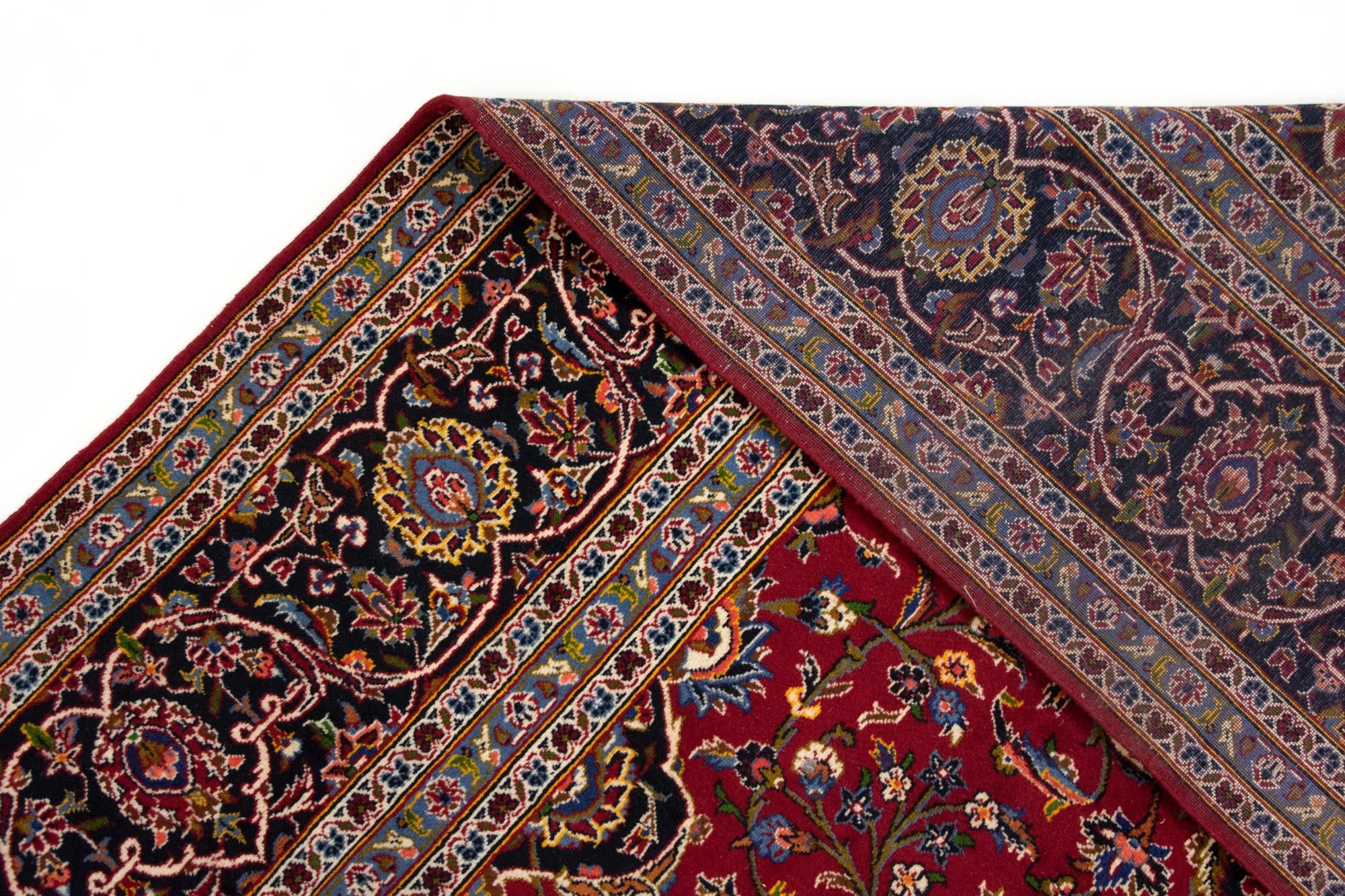 10' x 13' 6 Kashan Wool Rug