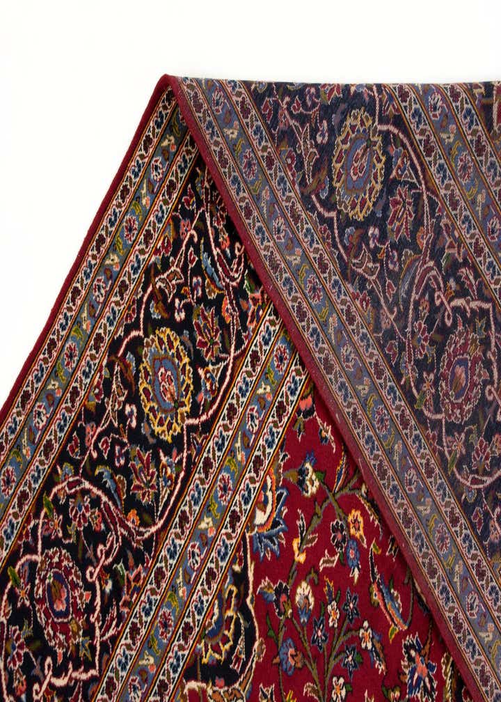 10' x 13' 6 Kashan Wool Rug