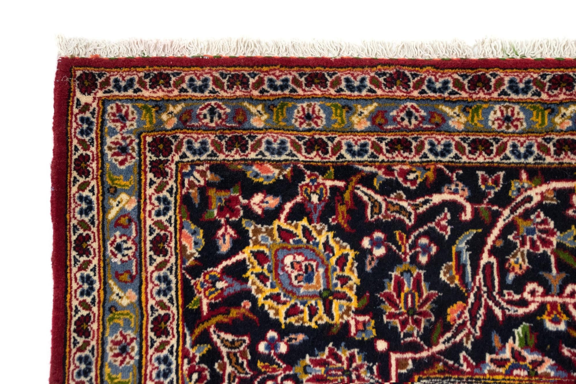 10' x 13' 6 Kashan Wool Rug