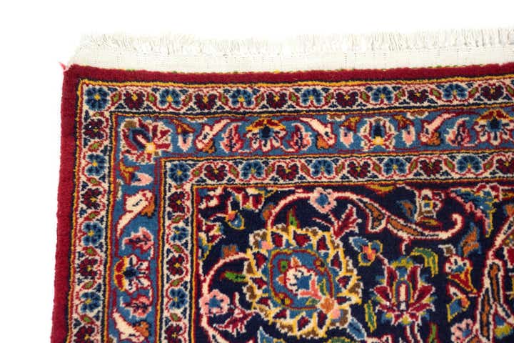 9' 9 x 14' 1 Hand Knotted Kashan Persian Wool Rug