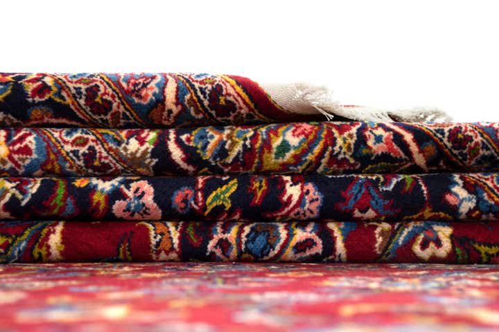 9' 9 x 14' 1 Hand Knotted Kashan Persian Wool Rug