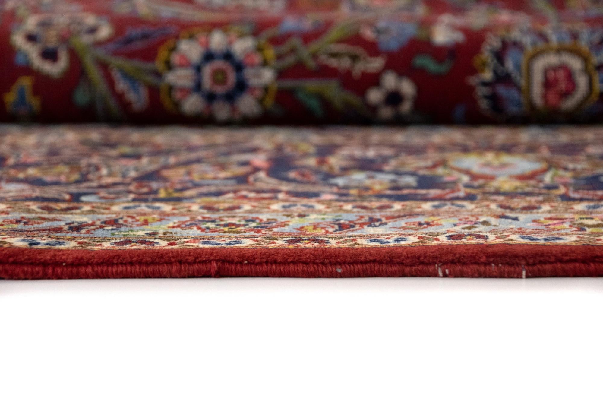 9' 10 x 13' 2 Hand Knotted Kashan Persian Rug