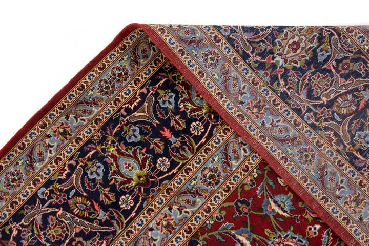 9' 10 x 13' 2 Hand Knotted Kashan Persian Rug