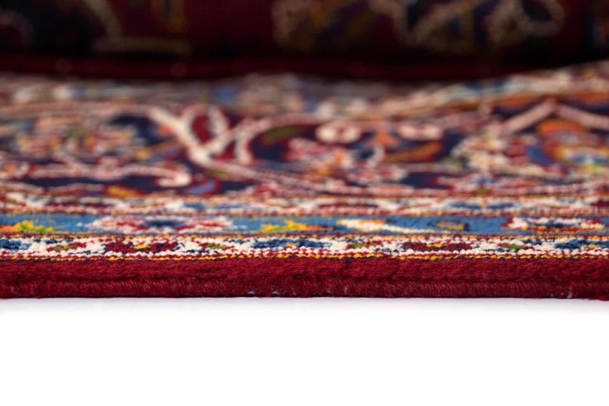 9' 10 x 13' 2 Hand Knotted Kashan Persian Wool Rug