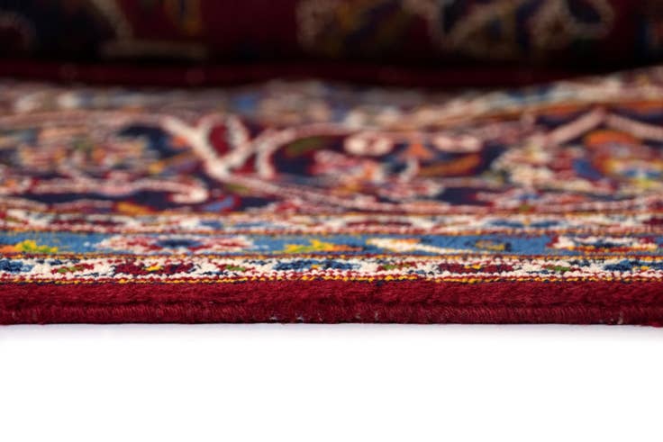 Detail image of 9' 10 x 13' 2 Hand Knotted Kashan Persian Wool Rug
