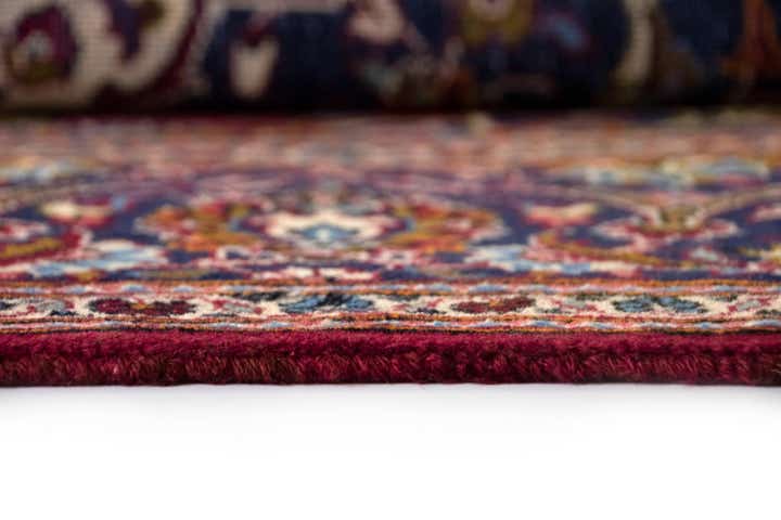 6' 5 x 10' 6 Hand Knotted Kashan Persian Wool Rug
