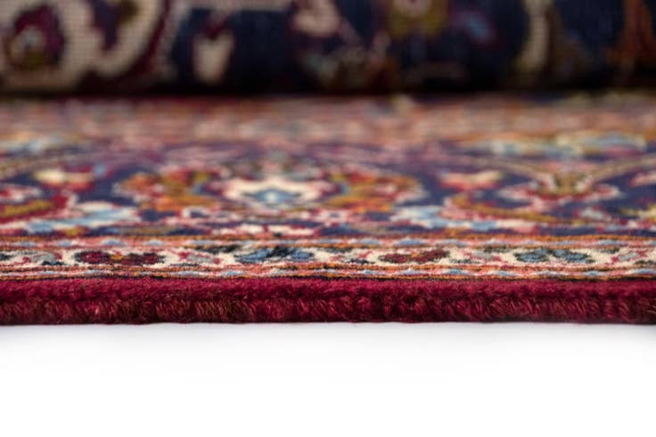 Detail image of 6' 5 x 10' 6 Hand Knotted Kashan Persian Wool Rug