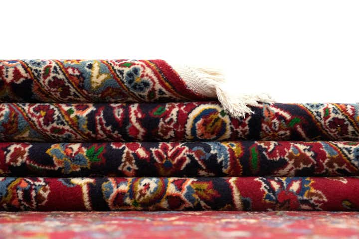 10' x 13' 10 Hand Knotted Kashan Persian Rug