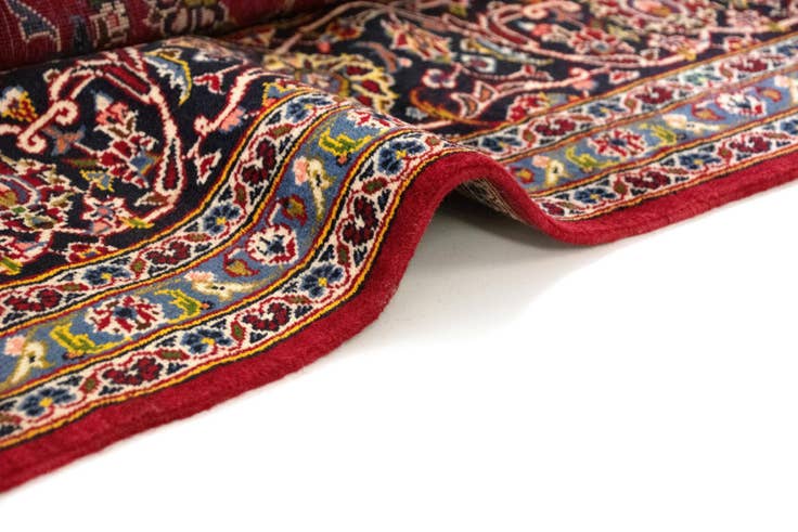 Detail image of 8' 3 x 11' 2 Hand Knotted Kashan Persian Rug