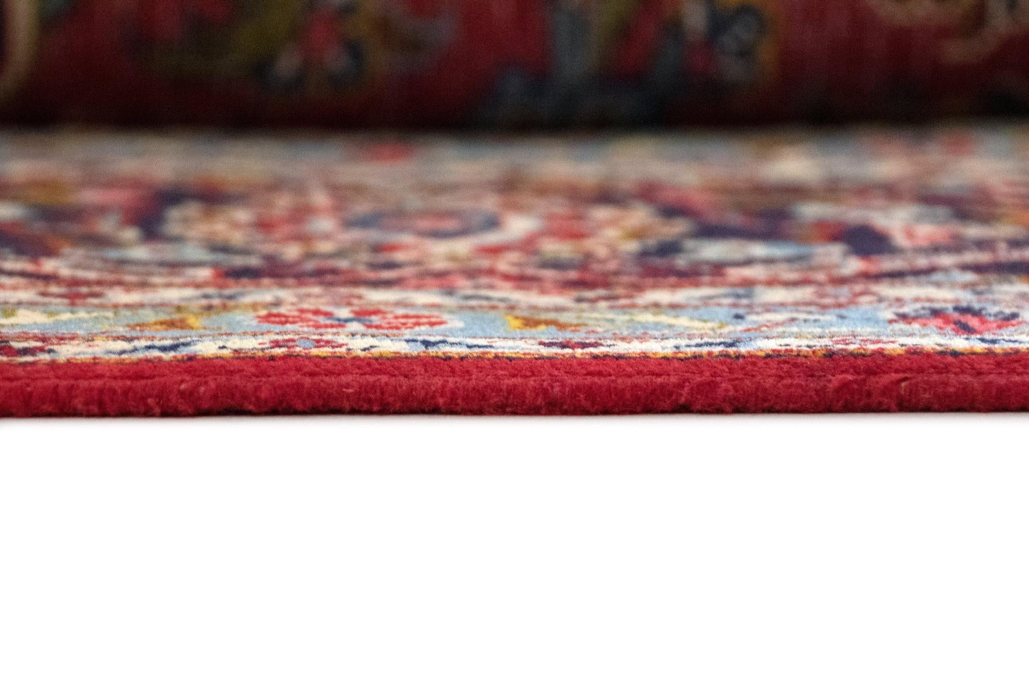 8' x 11' 6 Hand Knotted Kashan Persian Rug