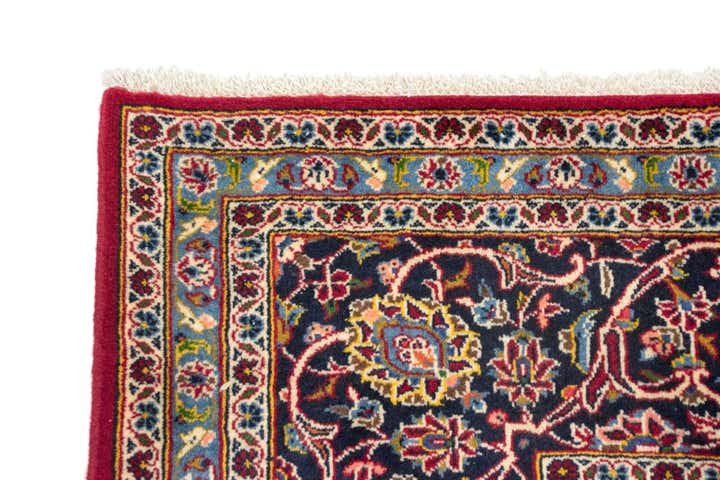 8' 1 x 11' 10 Hand Knotted Kashan Persian Wool Rug