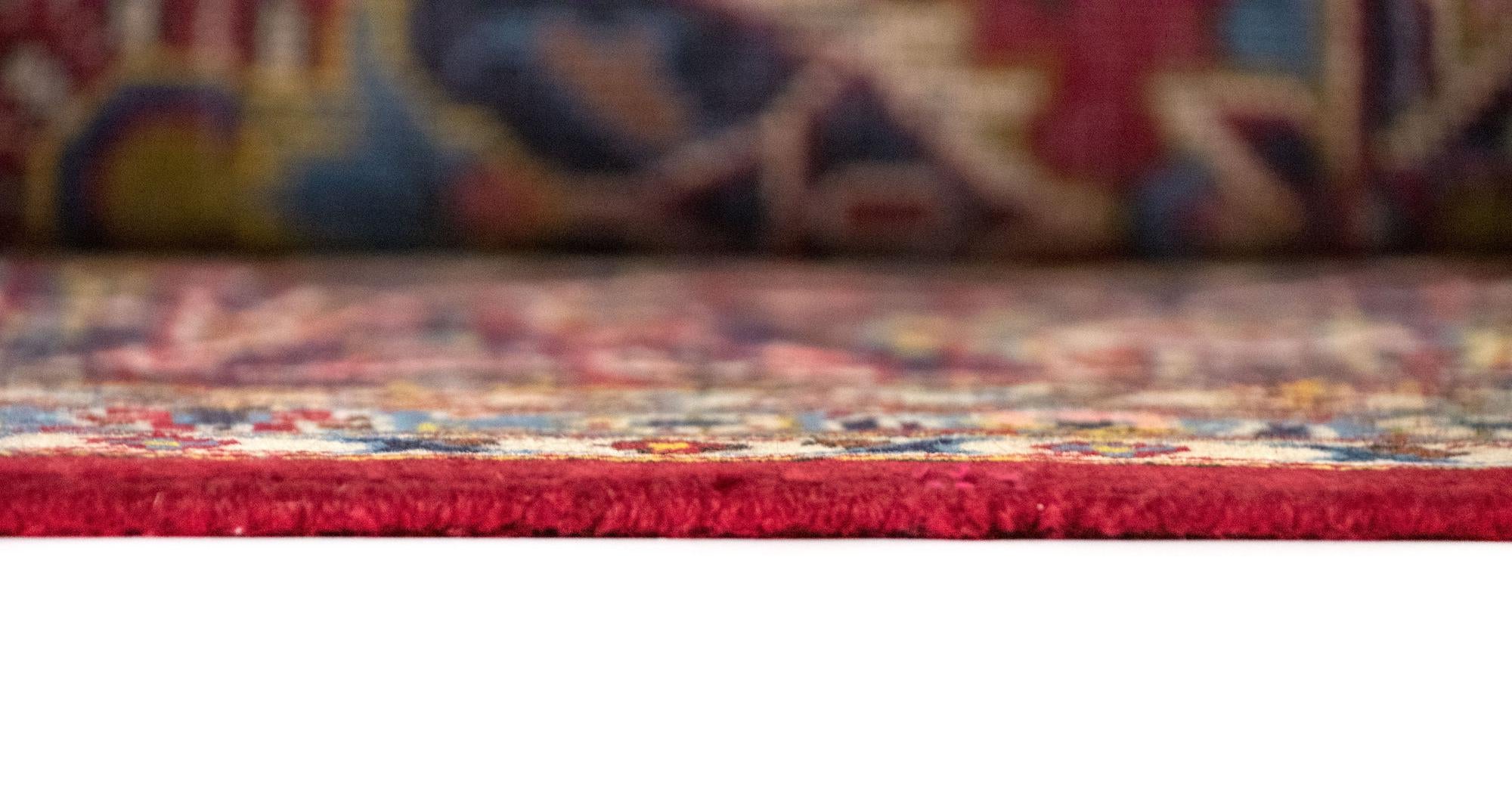 8' 1 x 11' 6 Hand Knotted Kashan Persian Rug