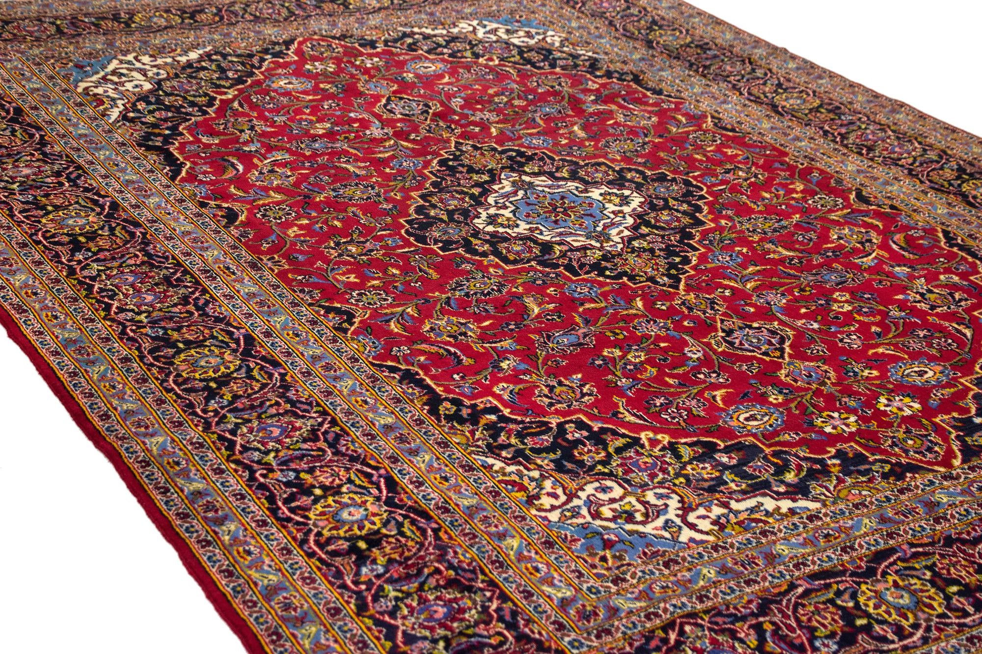 8' 2 x 11' 3 Kashan Rug