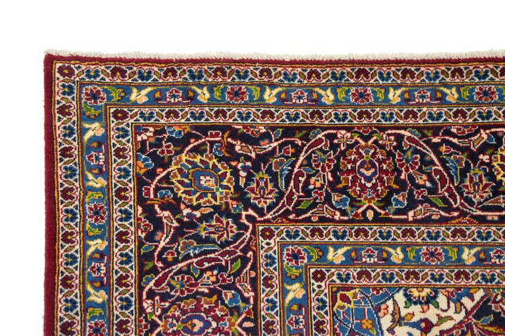 8' 2 x 11' 5 Hand Knotted Kashan Persian Wool Rug
