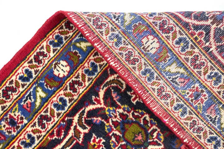 9' 9 x 13' 5 Hand Knotted Kashan Persian Rug