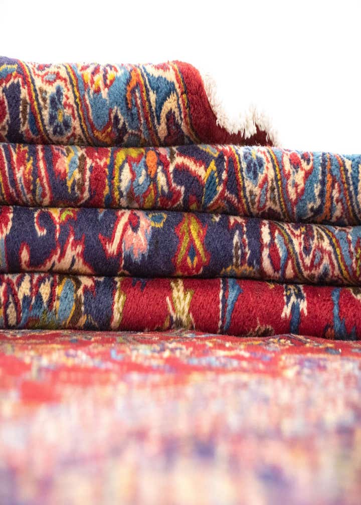 10' 6 x 13' 7 Hand Knotted Kashan Persian Rug