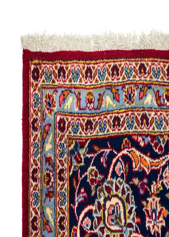 9' 11 x 13' 4 Hand Knotted Kashan Persian Wool Rug