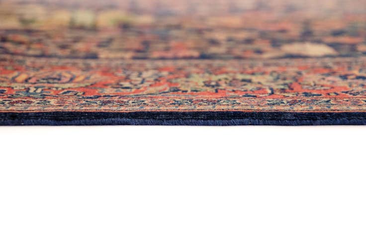 Detail image of 4' 4 x 6' 10 Hand Knotted Kashan Persian Rug