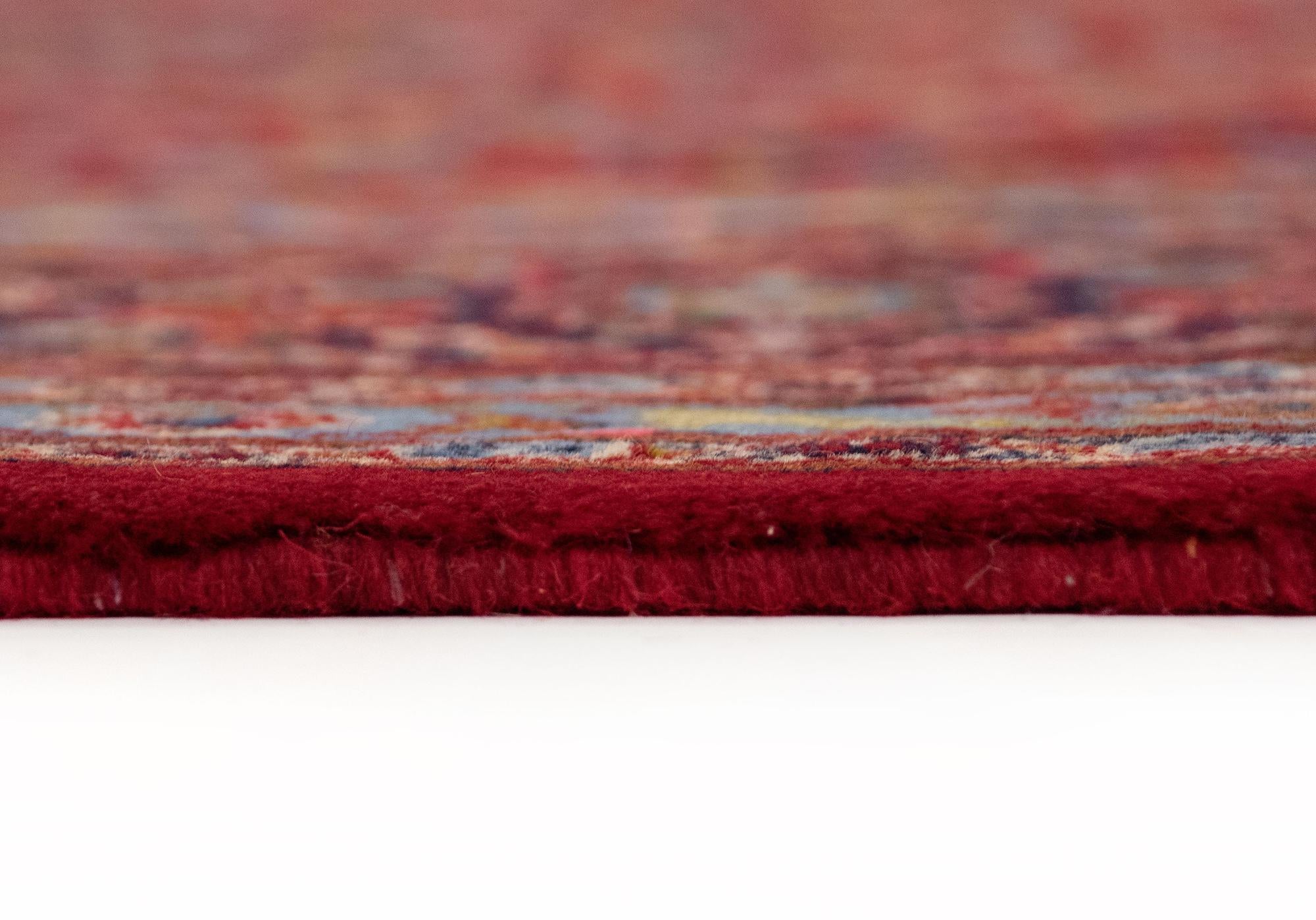 9' 10 x 12' 6 Hand Knotted Kashan Persian Wool Rug