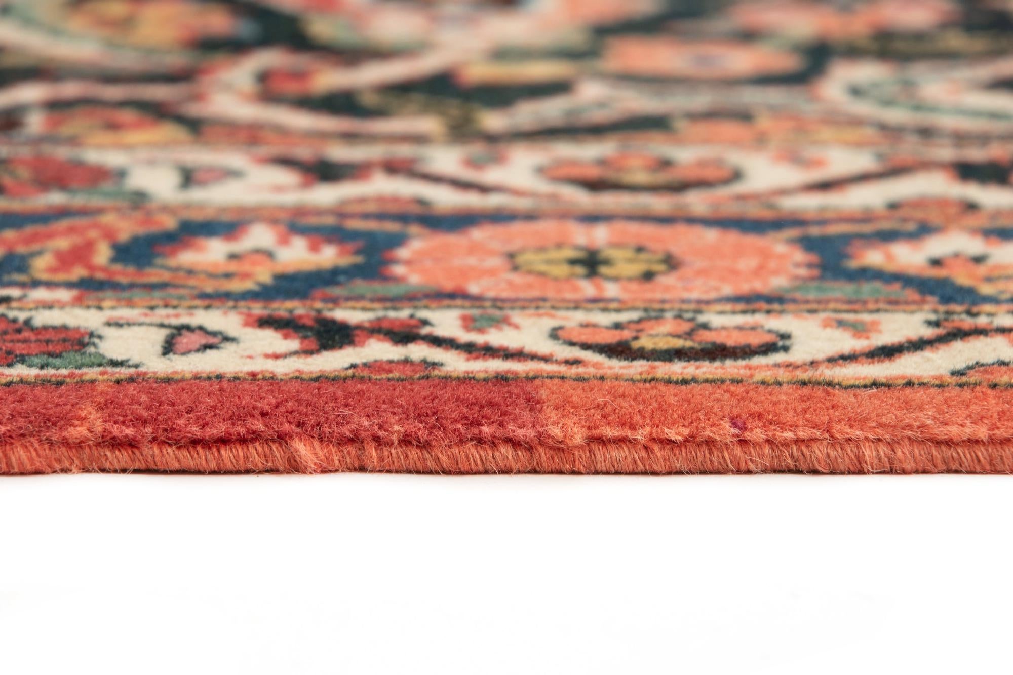 10' 6 x 14' 1 Hand Knotted Kashan Persian Rug