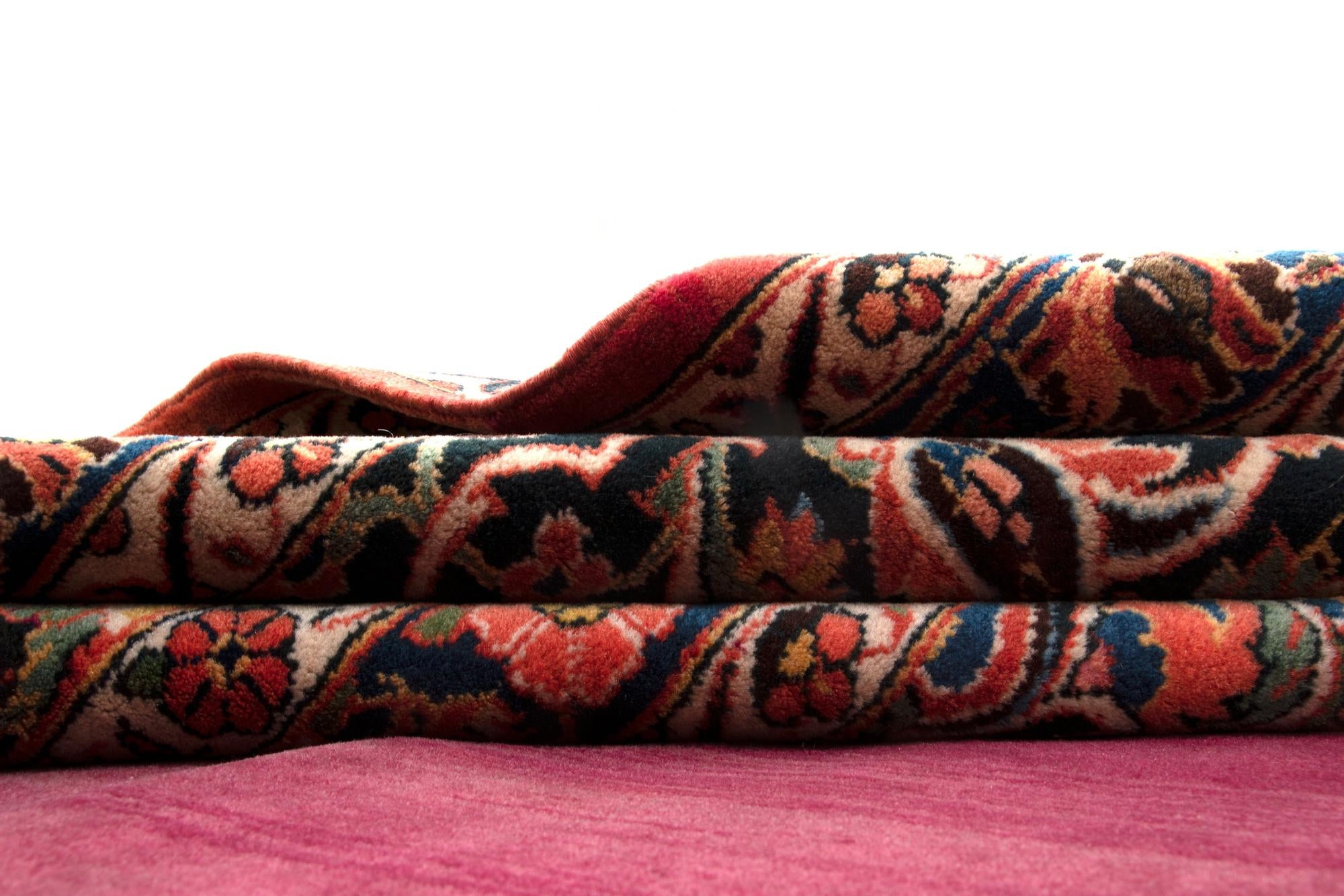 10' 6 x 14' 1 Hand Knotted Kashan Persian Rug