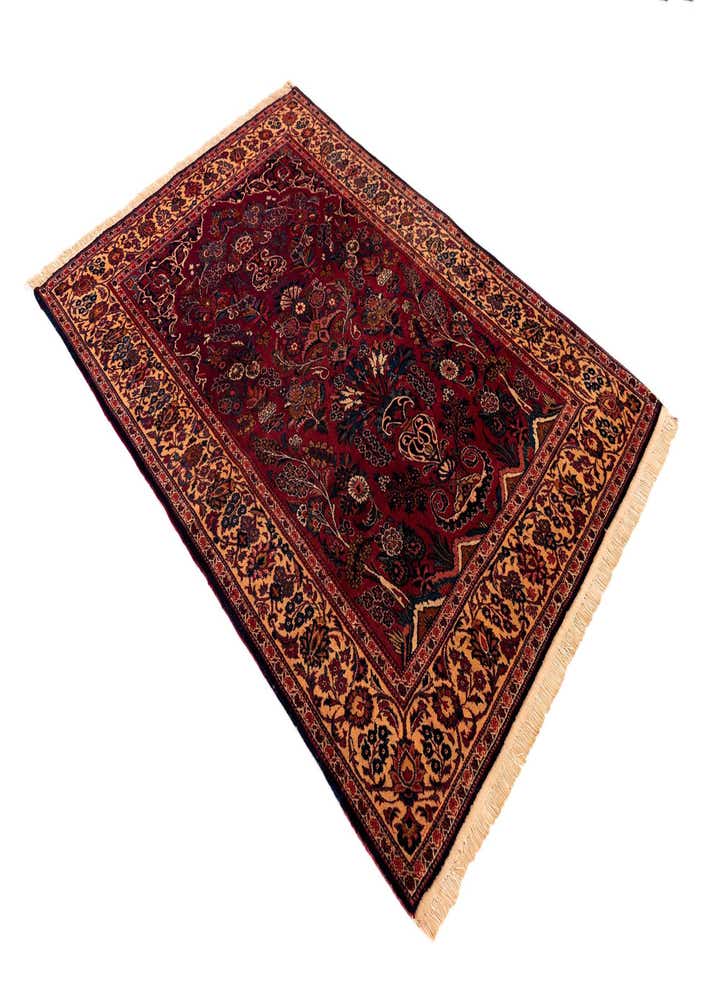 4' 6 x 6' 7 Kashan Wool Rug