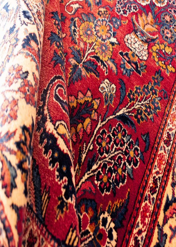 4' 6 x 6' 7 Kashan Wool Rug