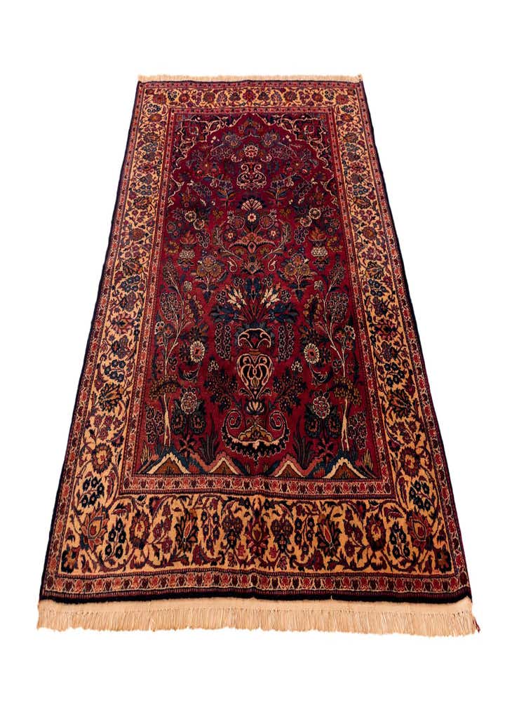 4' 6 x 6' 7 Kashan Wool Rug