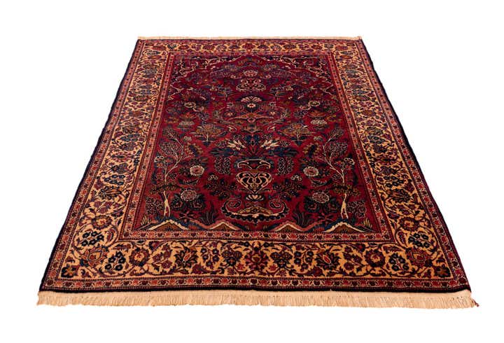 4' 6 x 6' 7 Kashan Wool Rug