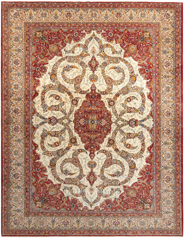 Detail image of 10' 11 x 13' 8 Kashan Rug