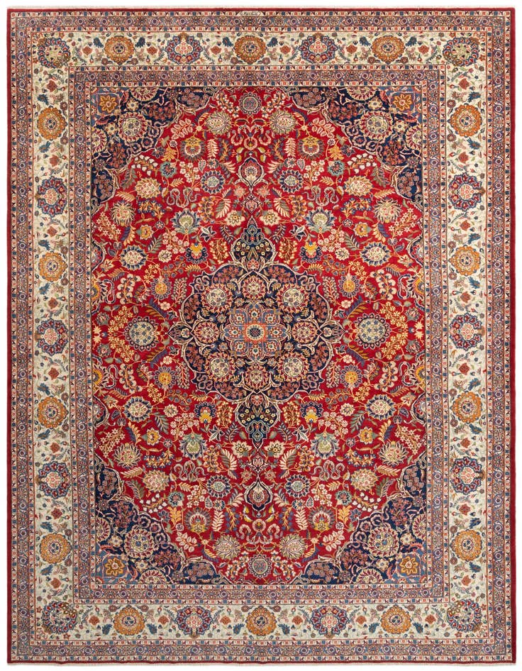 Detail image of 10' 5 x 14' 8 Kashan Rug