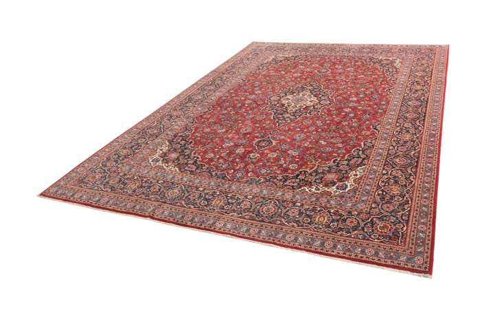 9' 2 x 12' 8 Kashan Rug