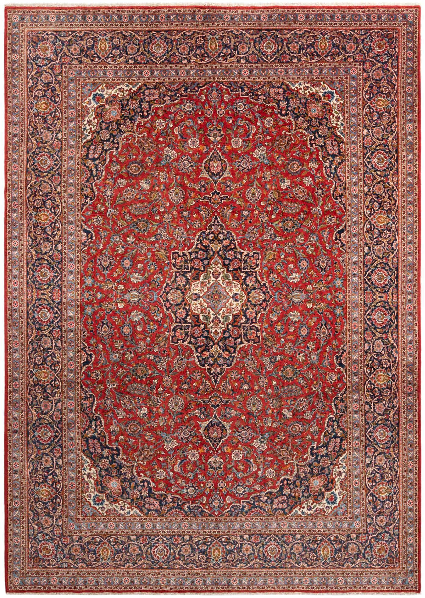 9' 2 x 12' 8 Kashan Rug