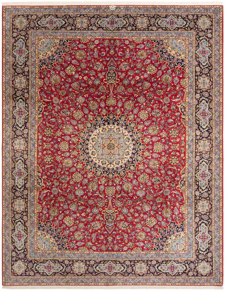 Detail image of 10' x 12' 8 Kashan Rug