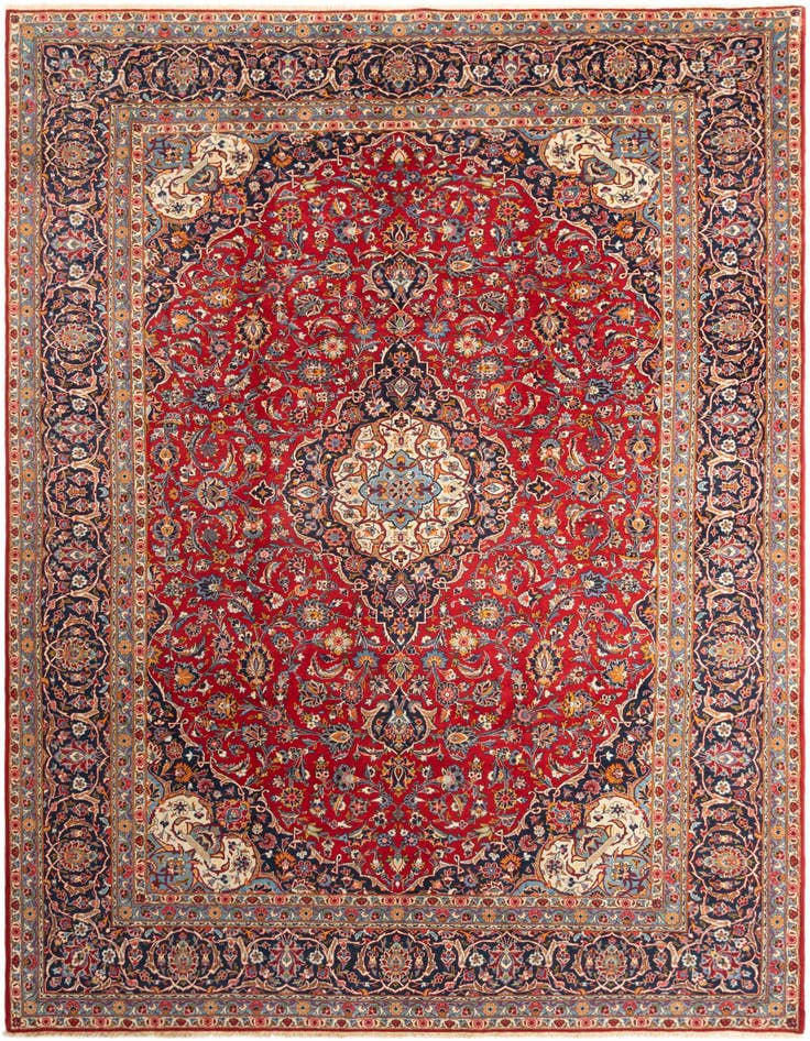 Detail image of 9' 2 x 12' 8 Kashan Rug