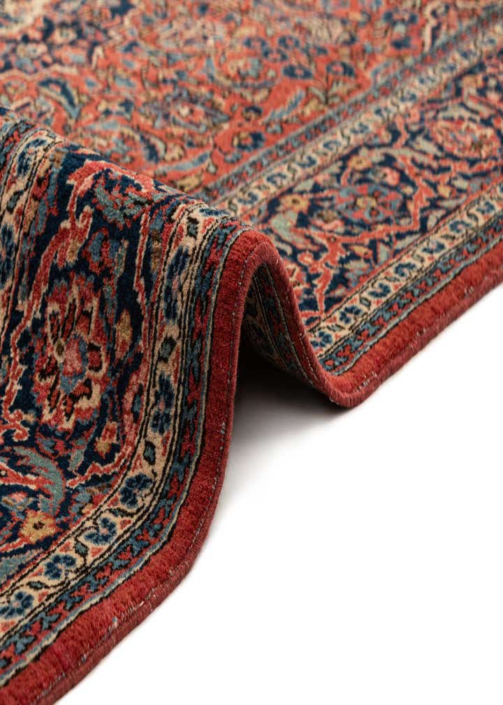 4' 4 x 6' 11 Kashan Rug