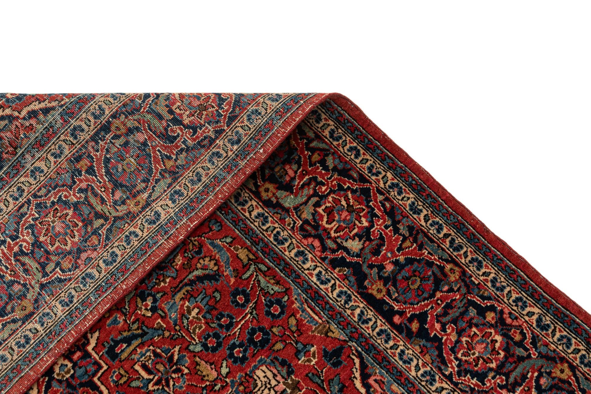 4' 4 x 6' 11 Kashan Rug