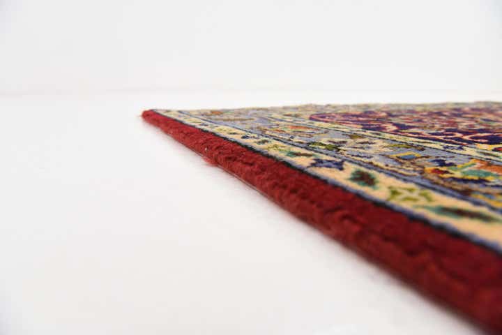 9' 6 x 13' 1 Hand Knotted Kashan Persian Wool Rug