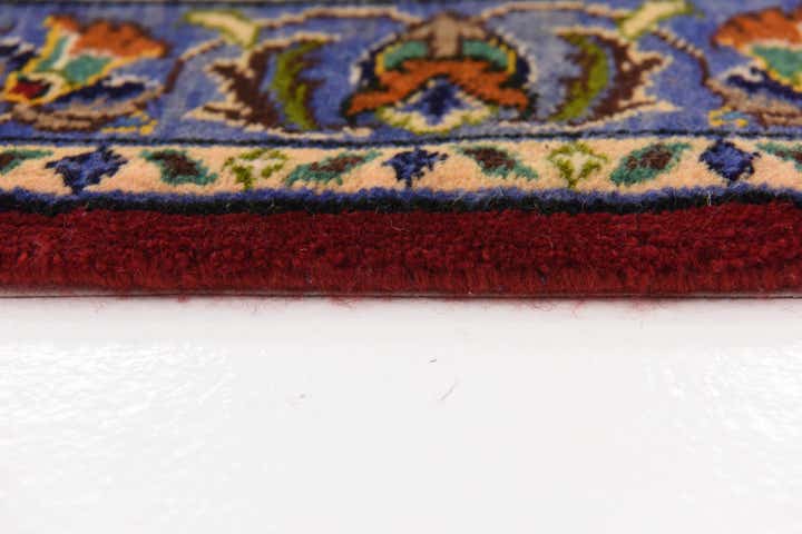 9' 6 x 13' 1 Hand Knotted Kashan Persian Wool Rug