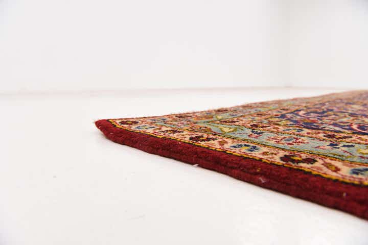 9' 9 x 13' 2 Hand Knotted Kashan Persian Wool Rug