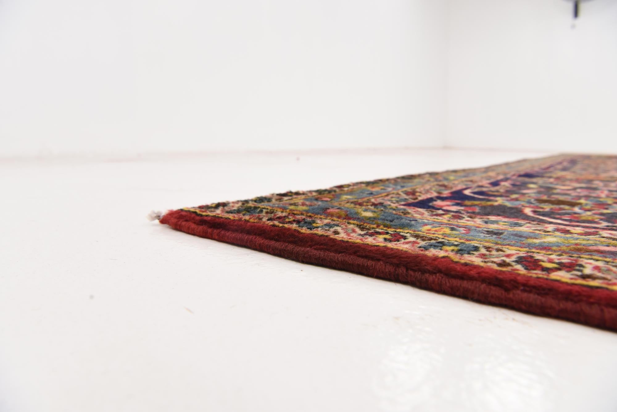 9' 6 x 13' 4 Hand Knotted Kashan Persian Wool Rug
