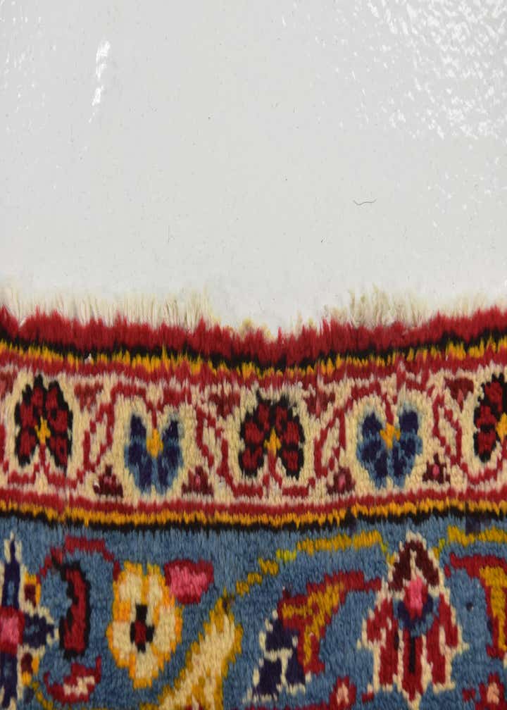 9' 10 x 13' 10 Hand Knotted Kashan Persian Wool Rug