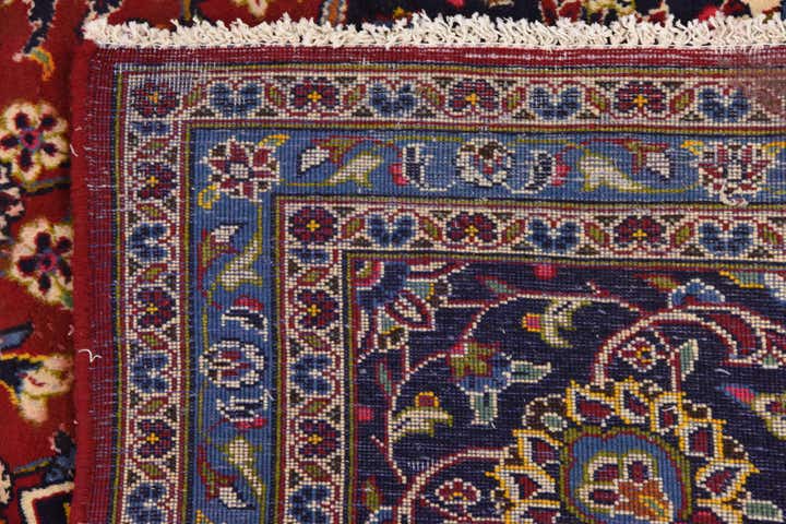 9' 10 x 12' 10 Hand Knotted Kashan Persian Wool Rug