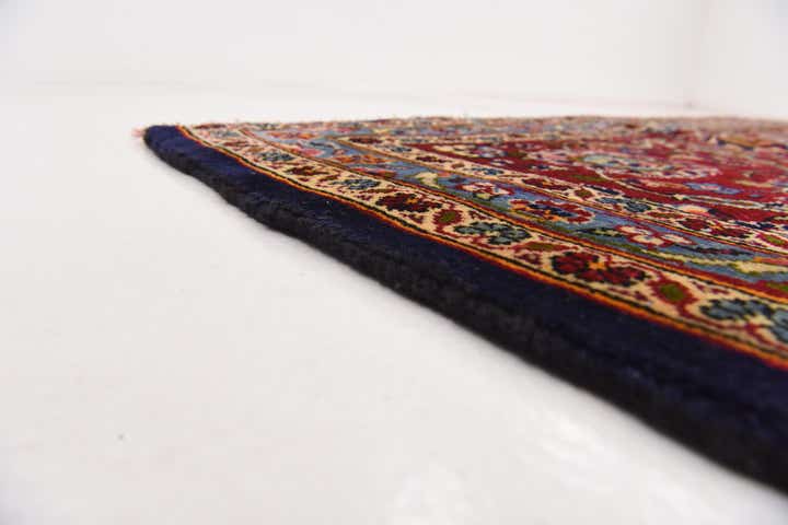9' 10 x 13' 6 Hand Knotted Kashan Persian Wool Rug