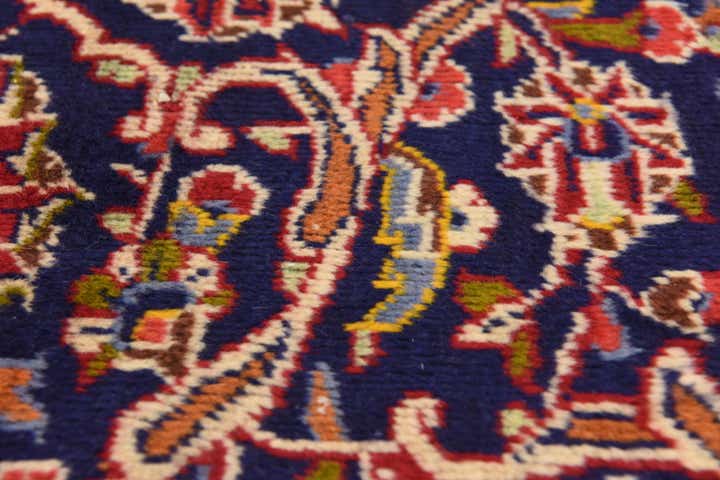 9' 9 x 13' 2 Hand Knotted Kashan Persian Wool Rug