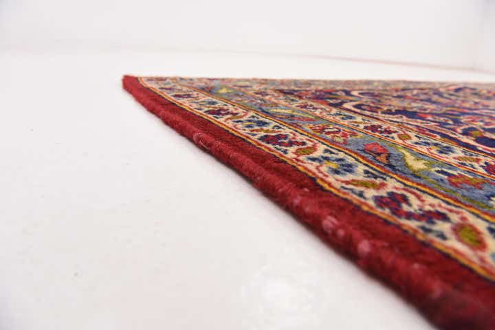 9' 9 x 13' 2 Hand Knotted Kashan Persian Wool Rug